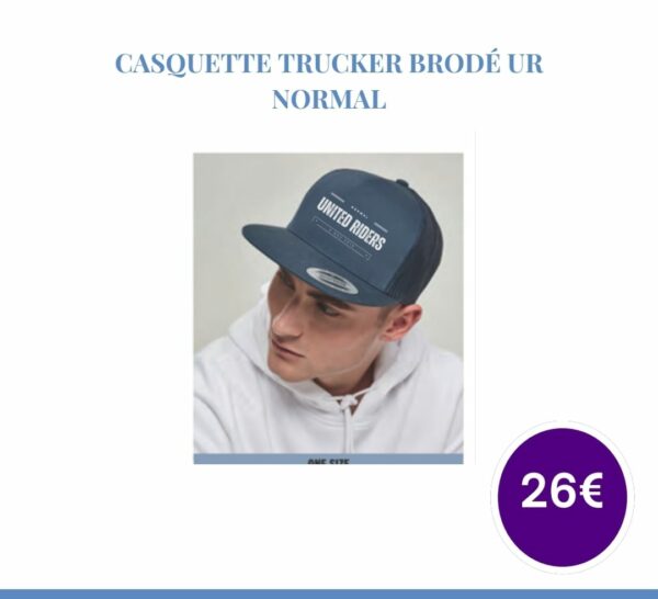 Casquette Trucker Brodé UR Normal